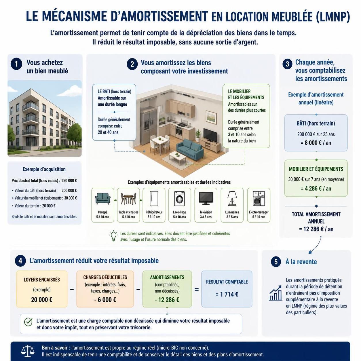 découvrez comment bien utiliser l'amortissement en lmnp pour optimiser vos revenus locatifs et maximiser vos avantages fiscaux.
