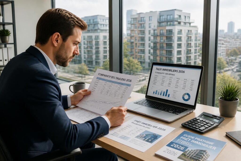 découvrez nos conseils pour sélectionner le meilleur taux de prêt immobilier en 2026 et sécuriser votre investissement immobilier avec les conditions les plus avantageuses.