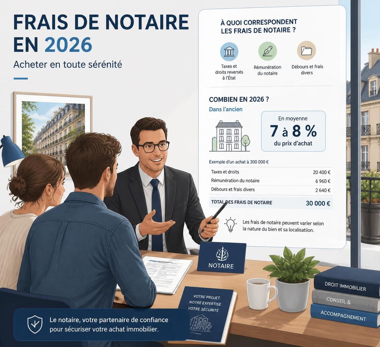 découvrez quel sera le pourcentage des frais de notaire en 2026, les détails des coûts à prévoir pour vos transactions immobilières et conseils pour bien les anticiper.