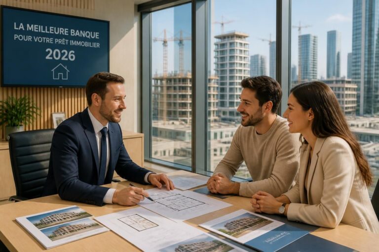 découvrez quelle est la meilleure banque pour un prêt immobilier en 2026 et obtenez les meilleures offres adaptées à votre projet d'achat immobilier.