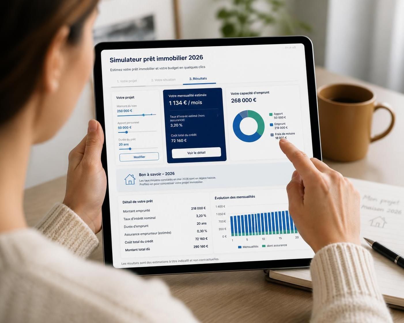 simulez votre prêt immobilier facilement pour planifier efficacement votre achat en 2026 et sécurisez votre investissement grâce à nos outils personnalisés.
