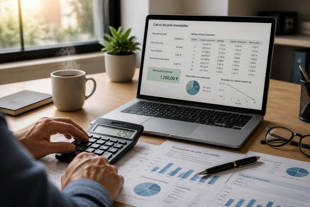 utilisez notre prêt immobilier calculette pour estimer facilement vos mensualités et planifier votre budget en toute simplicité.