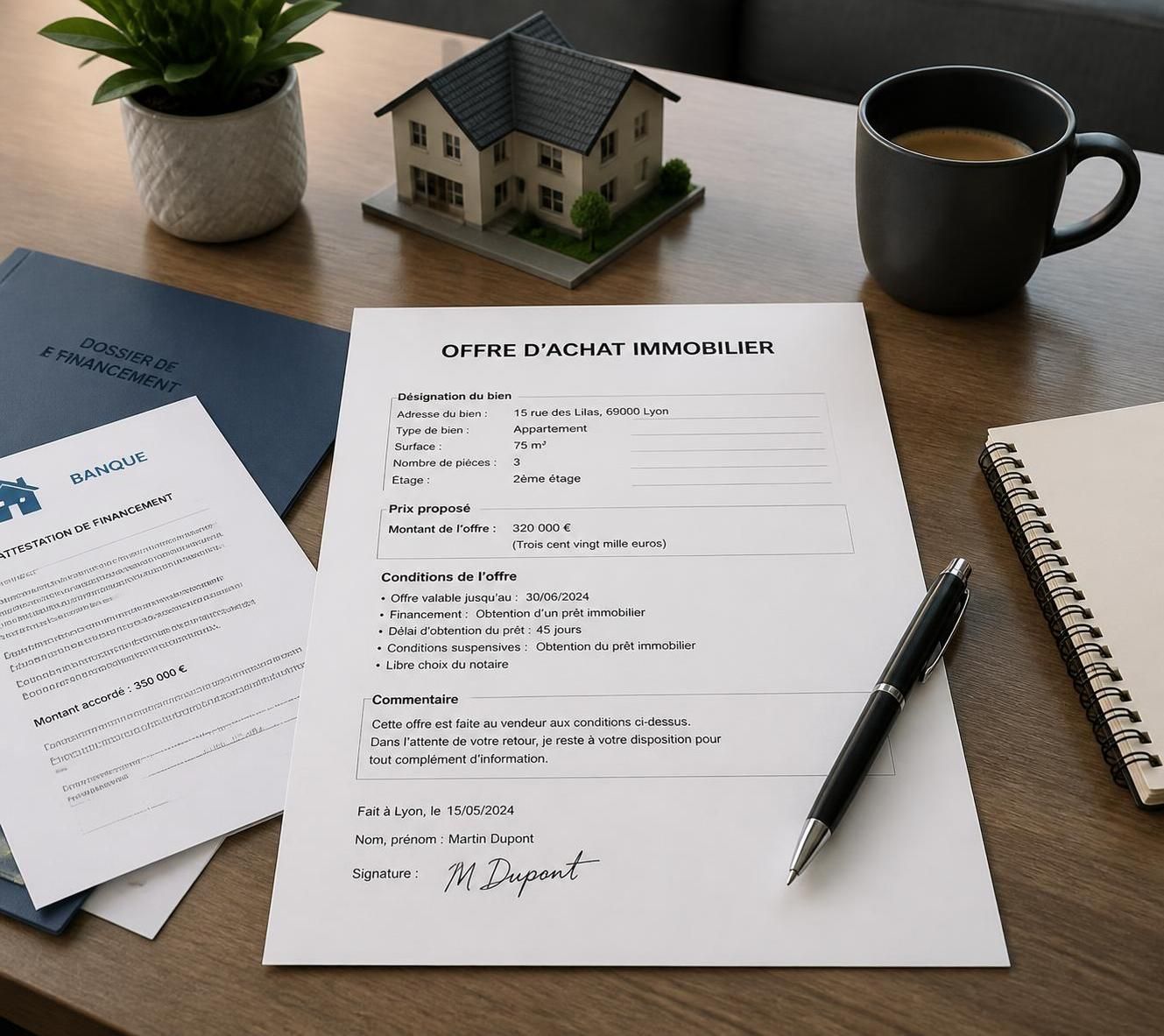découvrez comment rédiger efficacement une offre d'achat immobilier grâce à notre exemple détaillé et nos conseils pratiques pour réussir votre transaction.