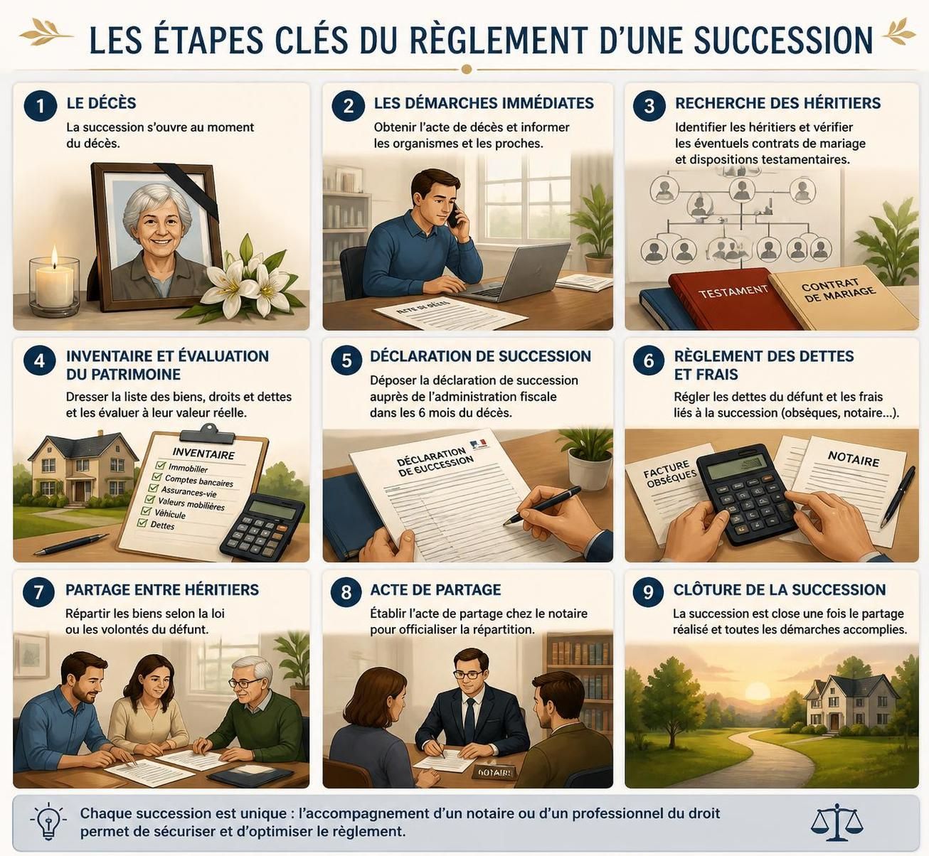 découvrez tout ce qu'il faut savoir sur les frais de notaire lors d'une succession pour bien préparer votre dossier et éviter les mauvaises surprises.