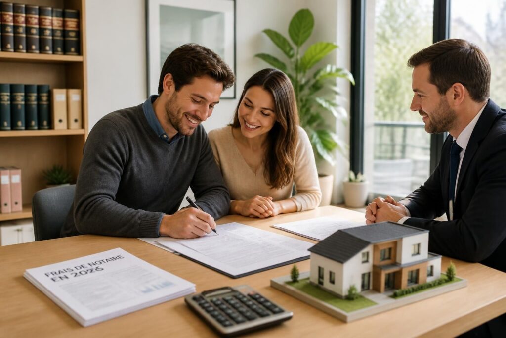 découvrez tout ce qu'il faut savoir sur les frais de notaire pour un achat immobilier en 2026 : calcul, taux applicables, et conseils pratiques pour bien préparer votre budget.