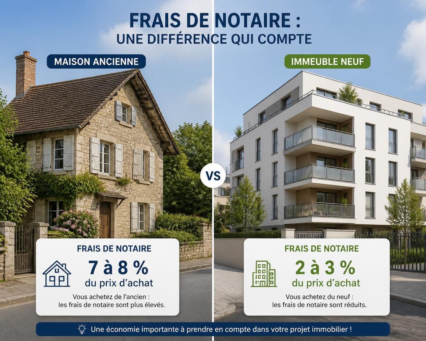 découvrez tout ce qu'il faut savoir sur les frais de notaire en 2026 pour un achat immobilier : montant, calcul et conseils pratiques.